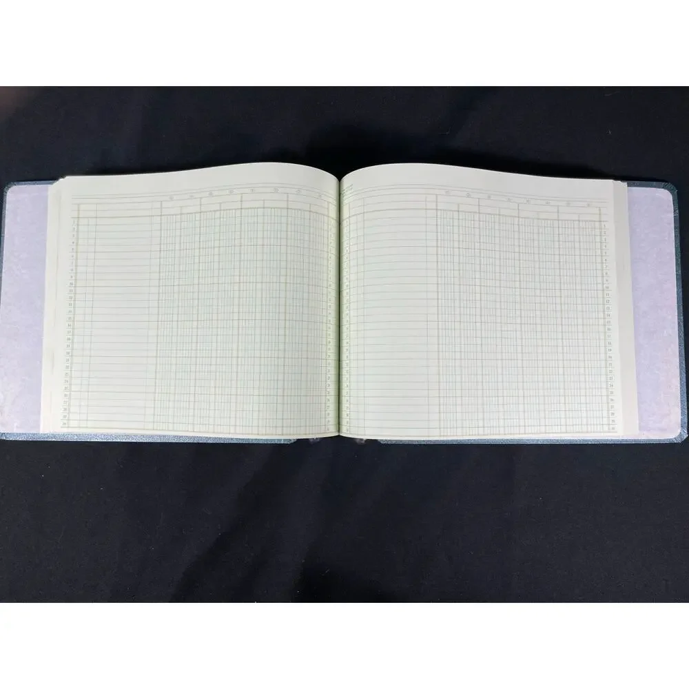 Vintage National Brand Blue Ledger with Paper, 9409, Office Supplies, Journaling